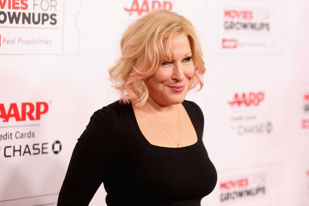 Bette Midler attends AARP's 15th Annual Movies For Grownups Awards on February 8, 2016 in Beverly Hills.