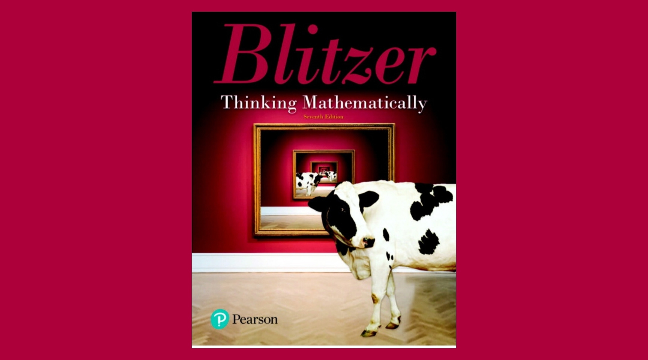 The cover of a textbook, “Thinking Mathematically,” that includes a Jewish divorce joke. (Pearson)