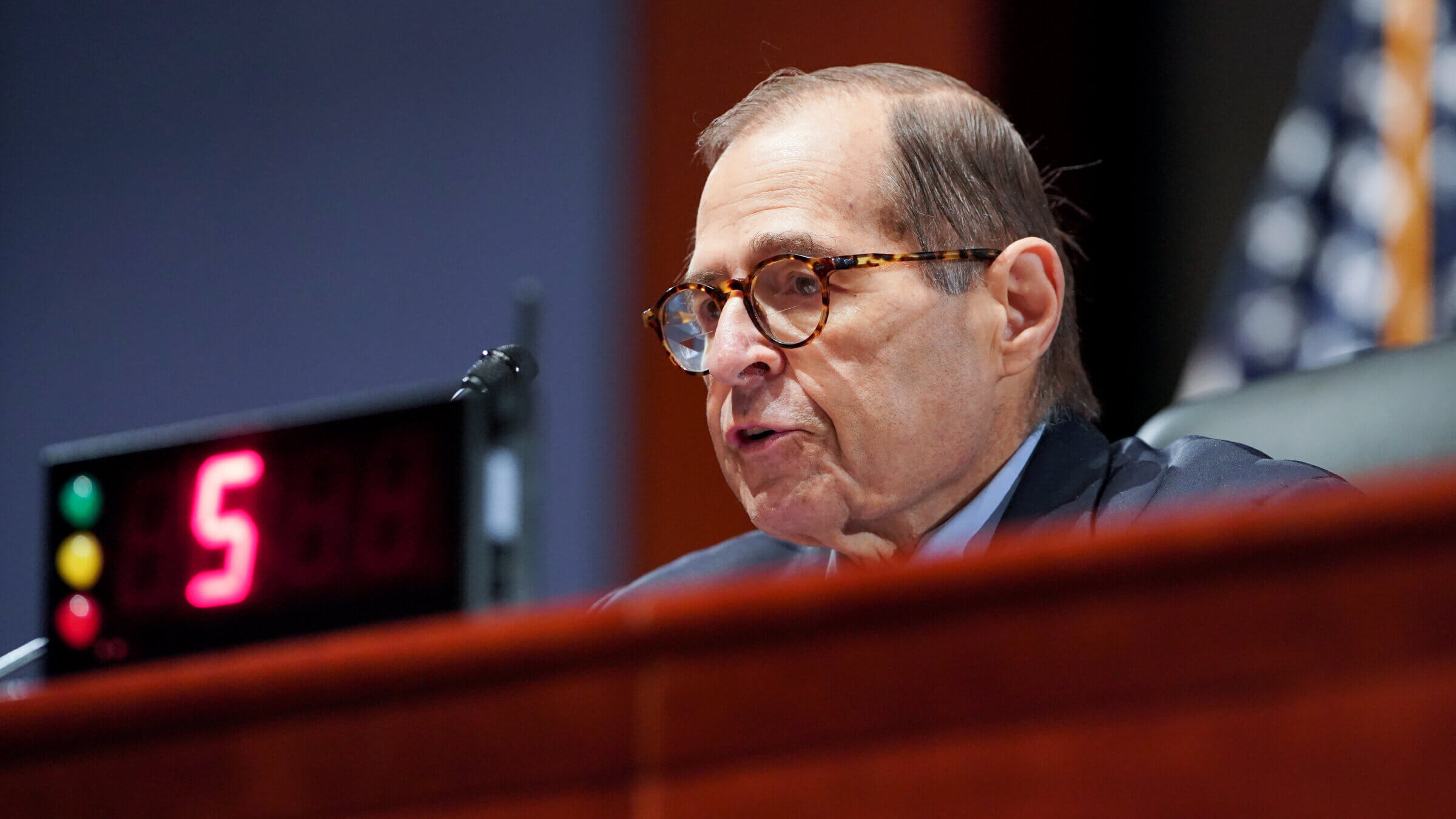 House Judiciary Committee Chairman Rep. Jerrold Nadler at a hearing on October 21, 2021