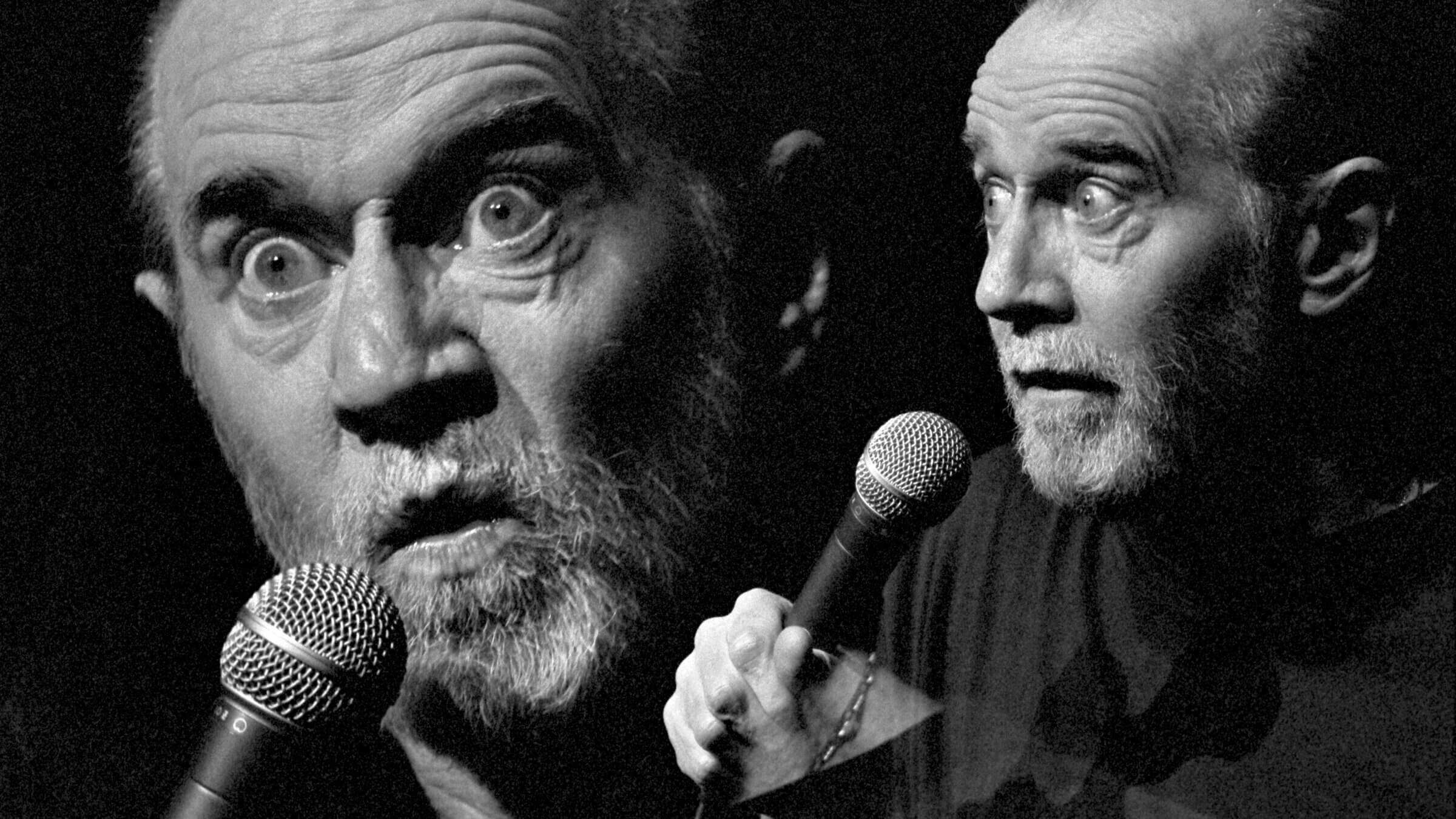 George Carlin performing in Wyoming in 1992.