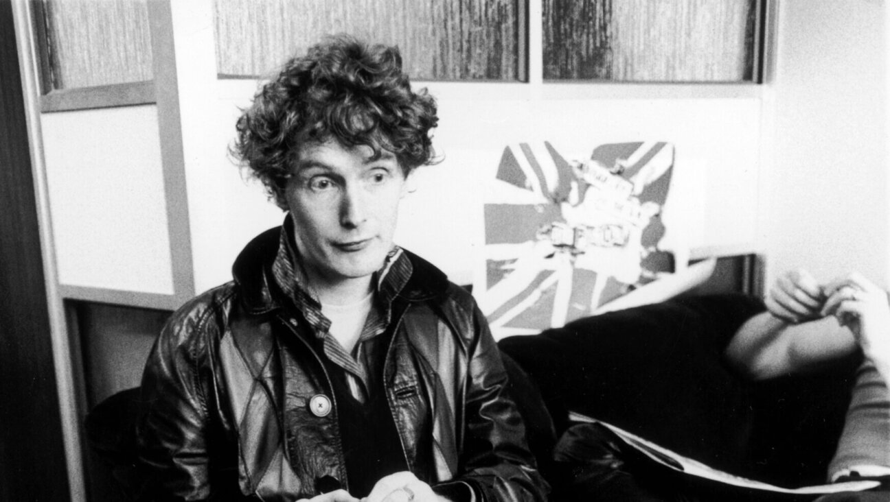 Malcolm McLaren, seen during the time when he managed the Sex Pistols.