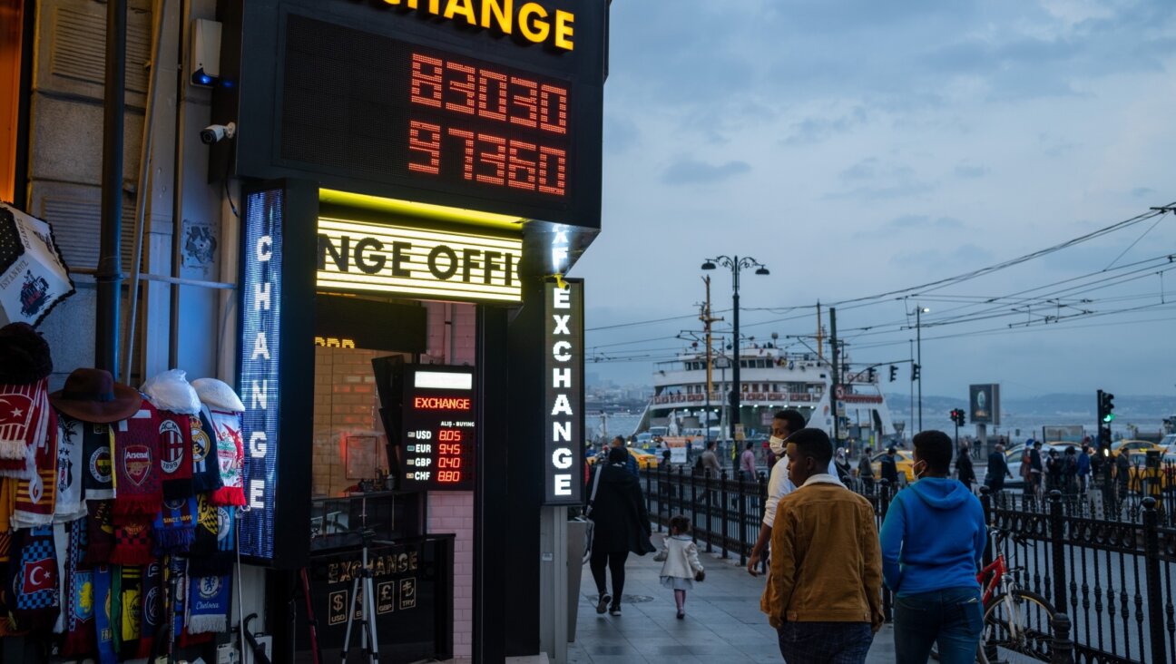 Exchange offices seen in Istanbul, Oct. 28, 2020. (Erhan Demirtas/NurPhoto via Getty Images)