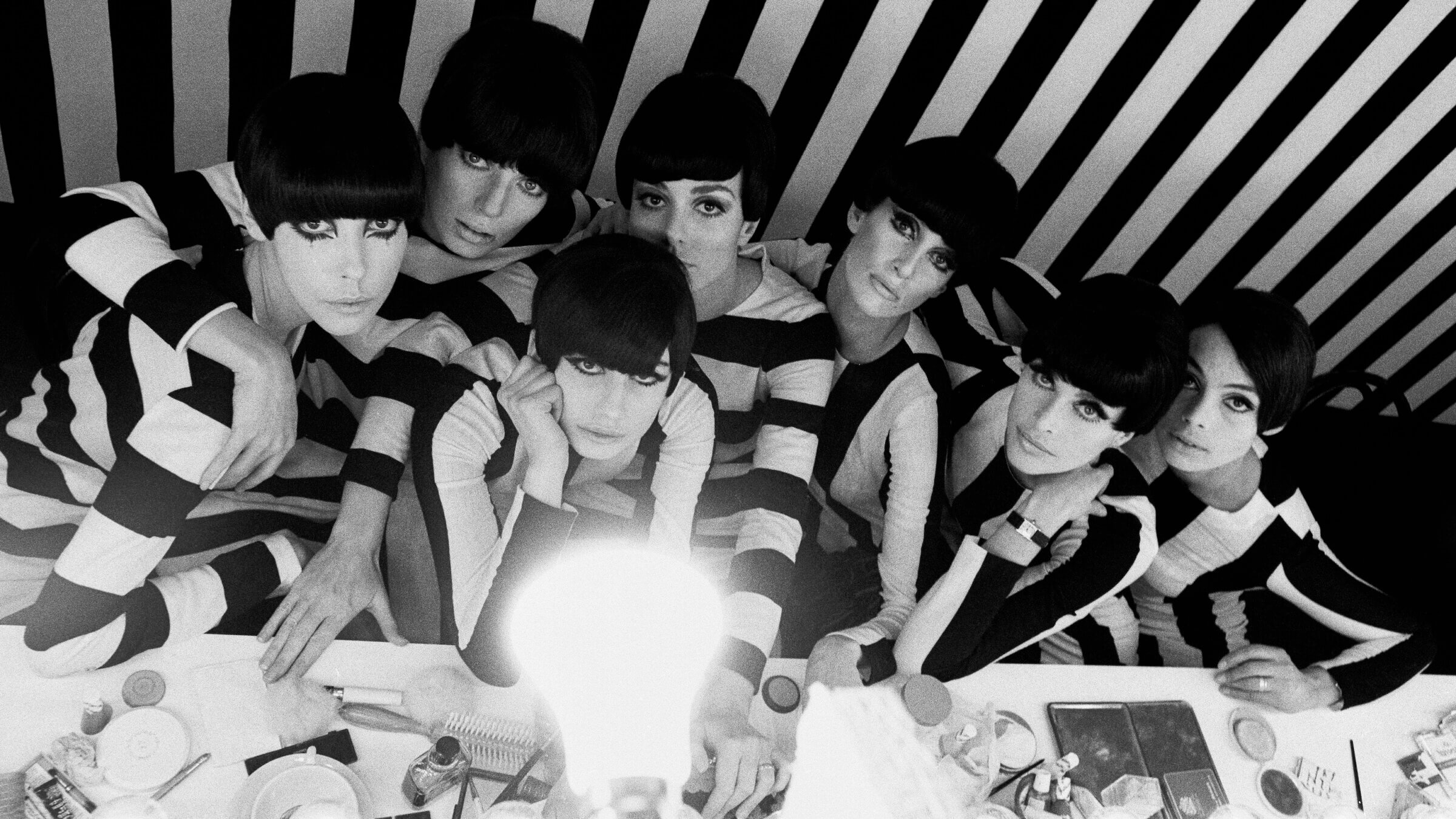 William Klein, “Backstage  ‘Who Are You, Polly Maggoo?’” (1966).