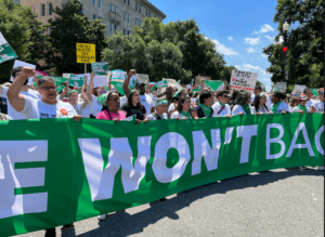 Protest scene