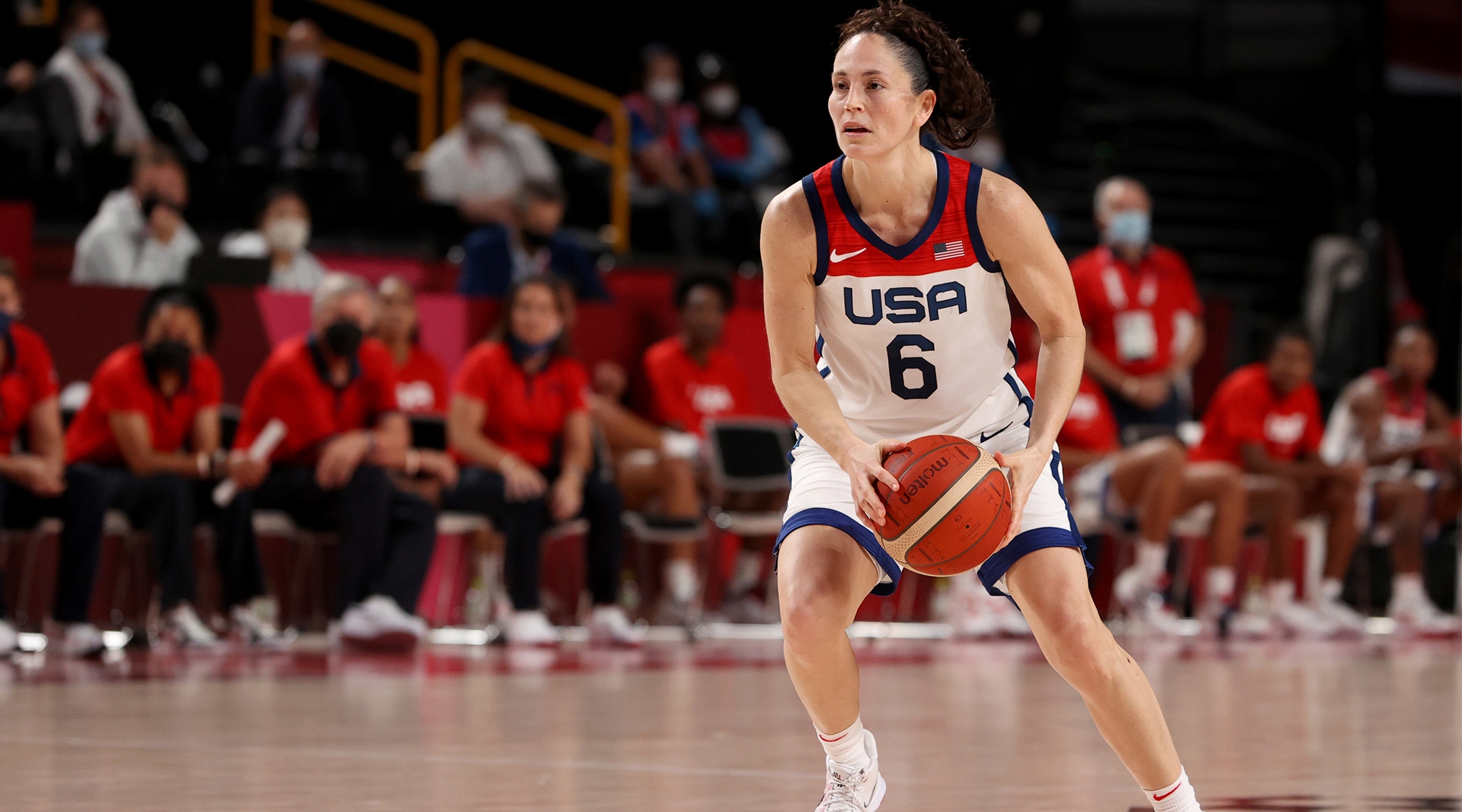 Sue Bird is a five-time gold medalist. (Kevin C. Cox/Getty Images)