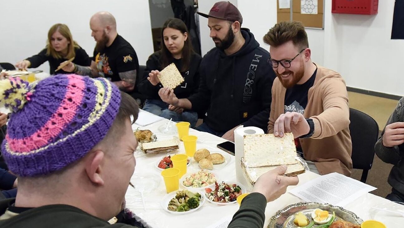 A Passover seder at Moishe House Kyiv brought new friends together. (Moishe House Kyiv)