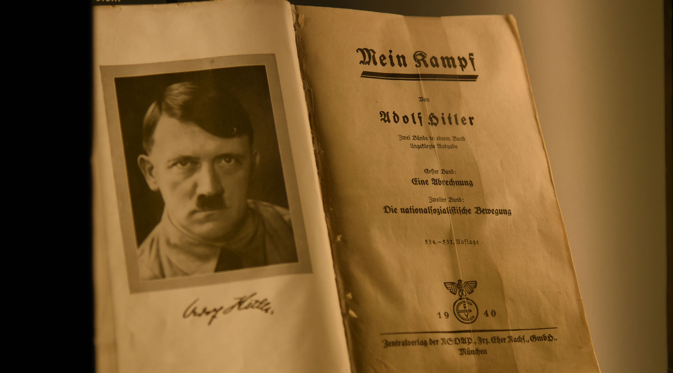 An annotated version of “Mein Kampf” is available online. (Wassilios Aswestopoulos/NurPhoto via Getty Images)