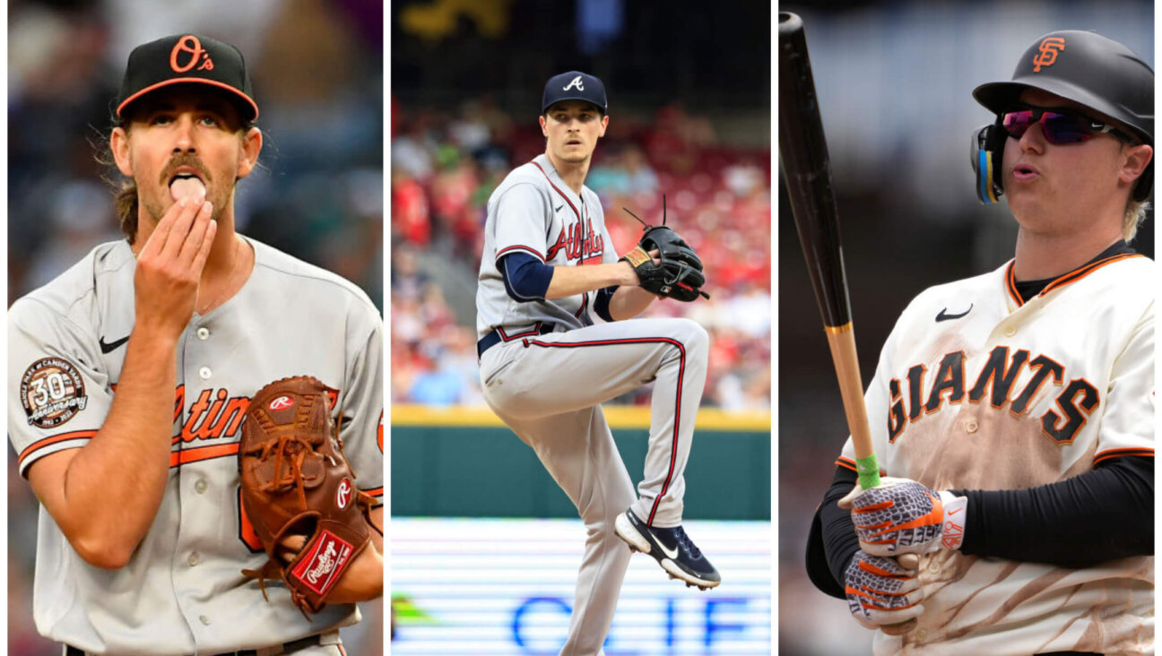 Left to right: Dean Kremer (Alika Jenner/Getty Images), Max Fried (Justin Casterline/Getty Images), and Joc Pederson (Thearon W. Henderson/Getty Images)