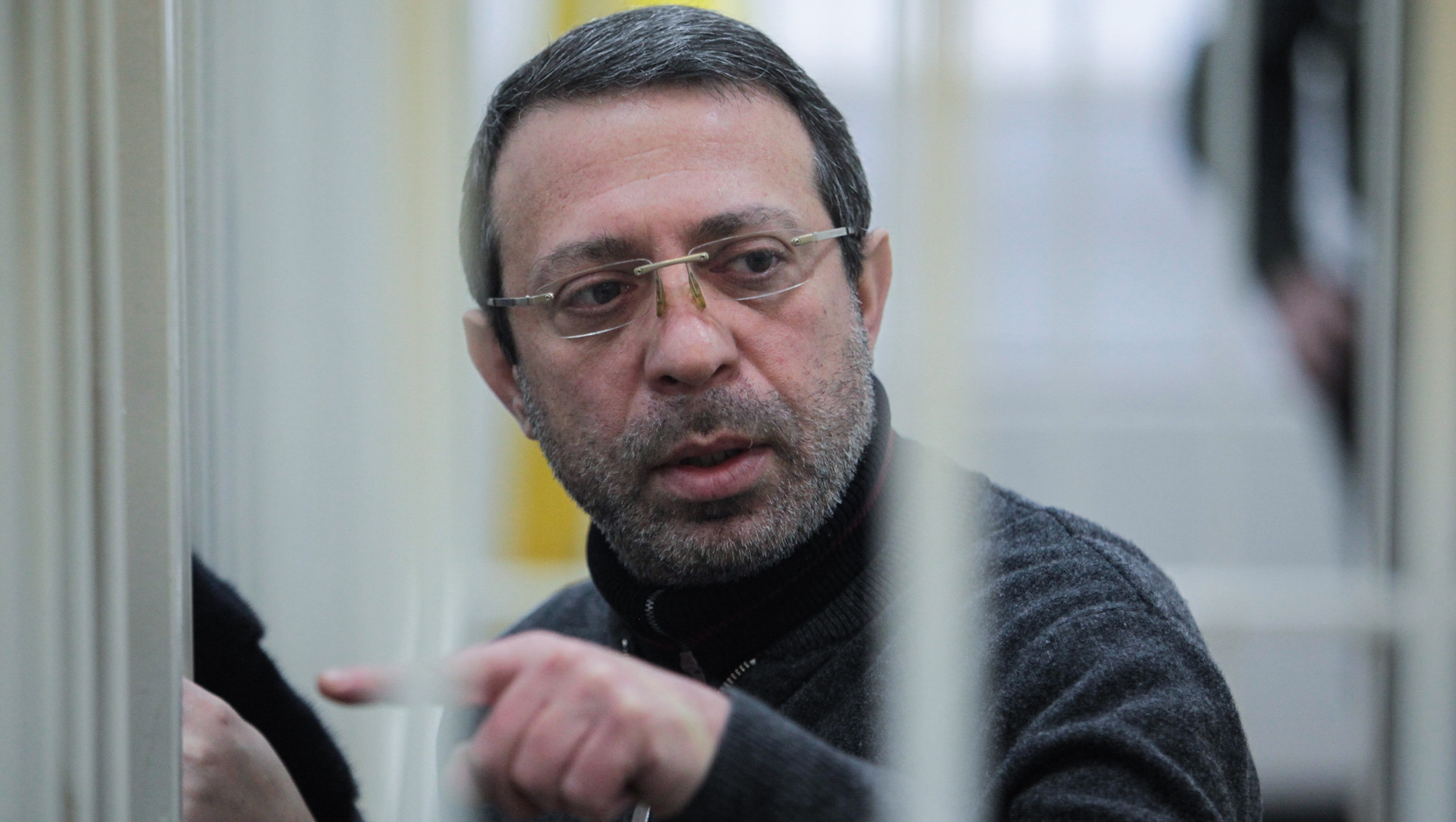 Hennady Korban attends a hearing in his corruption trial in Kyiv, Ukraine, Jan. 25, 2016. (Serhii Nuzhnenko/Pacific Press/LightRocket via Getty Images)