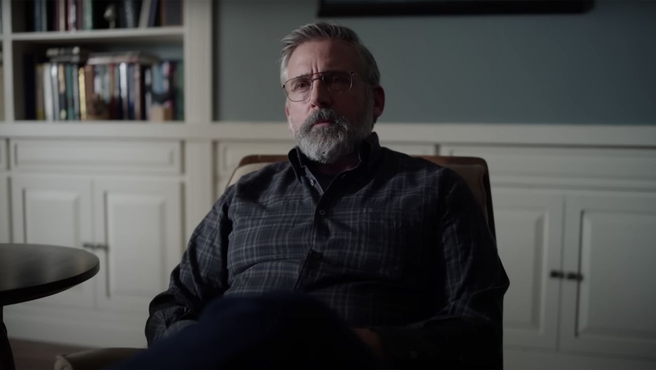 Steve Carell plays a therapist named “Alan Strauss” in FX’s new series “The Patient.” (Screenshot from YouTube)