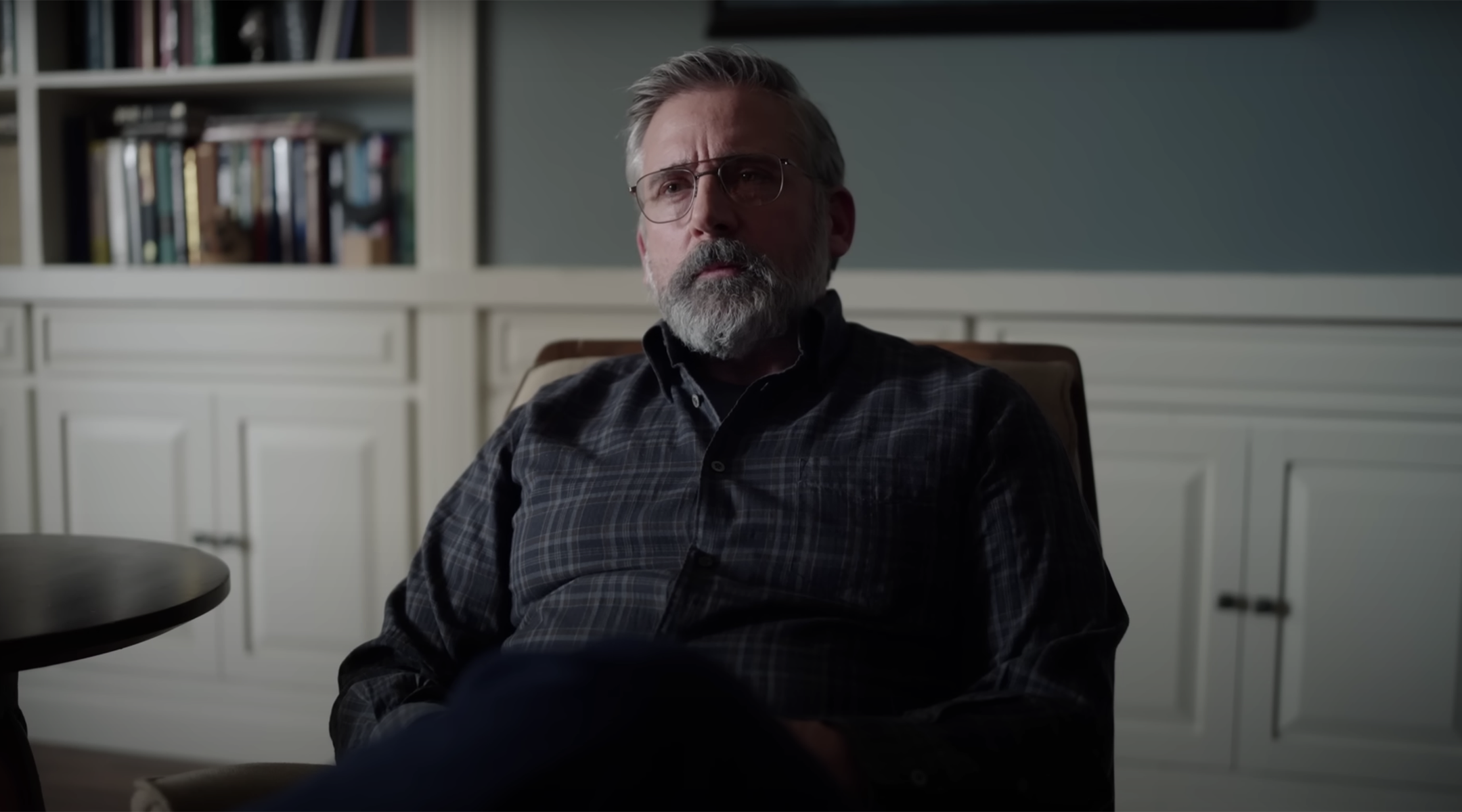 Steve Carell plays a therapist named “Alan Strauss” in FX’s new series “The Patient.” (Screenshot from YouTube)