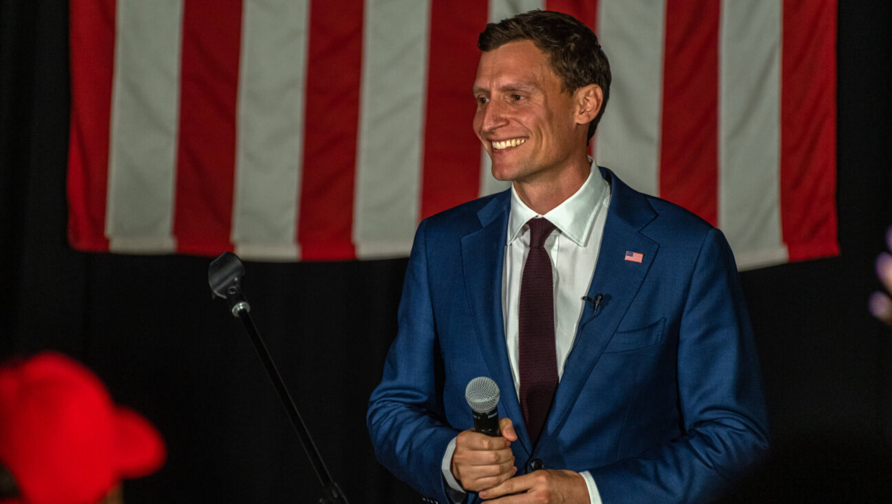 Blake Masters, US Republican Senate candidate for Arizona, reacts at an Election Night Party on Tuesday, Aug. 2, 2022. 