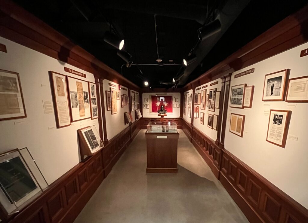 The room honoring Gen. Julius Klein at the National Museum of American Jewish Military History. (Arno Rosenfeld)