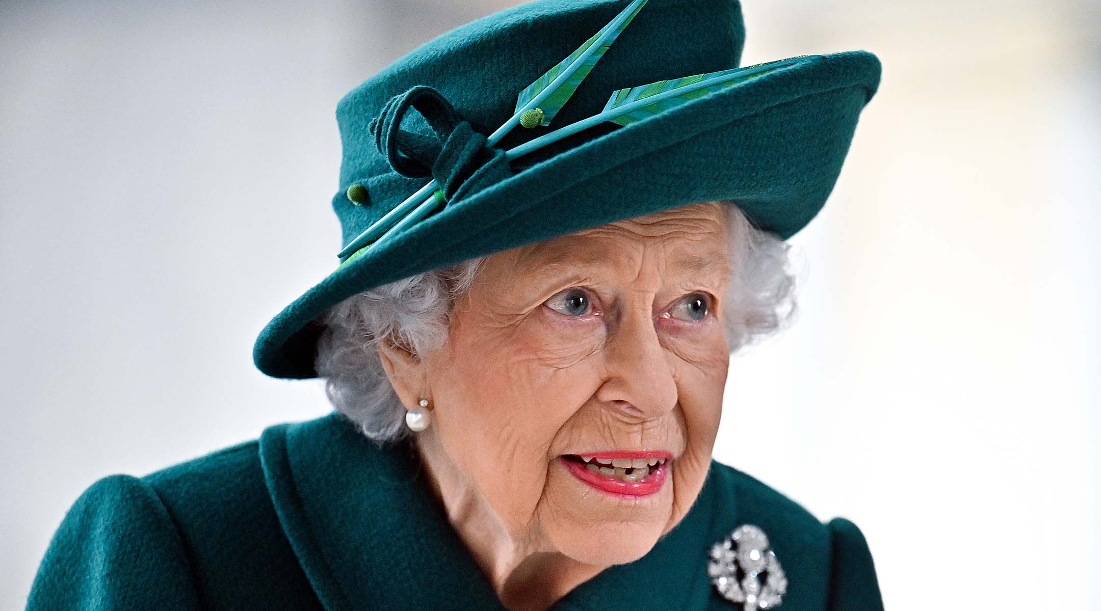 Queen Elizabeth II arrives for the opening of the sixth session of the Scottish Parliament in Edinburgh, Oct. 2, 2021. (Jeff J Mitchell/Getty Images)