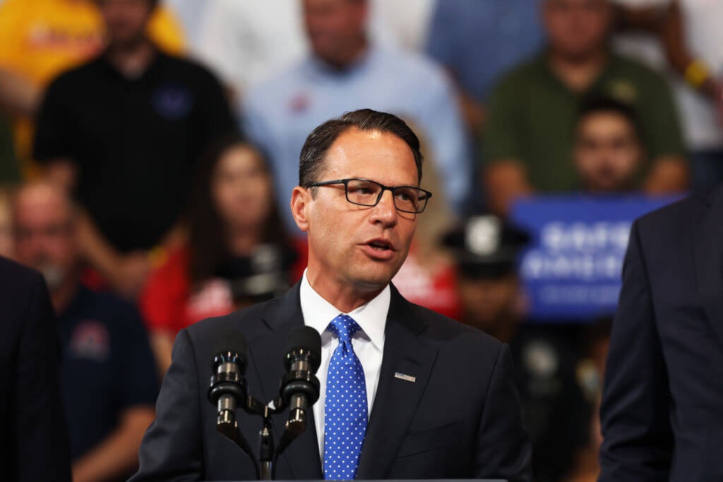 Josh Shapiro, Pennsylvania's attorney general and Democratic gubernatorial nominee, at an event this week. (Getty)