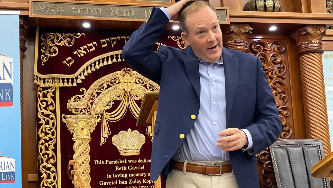 Rep. Lee Zeldin at a campaign event at the Beth Gavriel Community Center in Queens, New York, on Oct. 23, 2022.