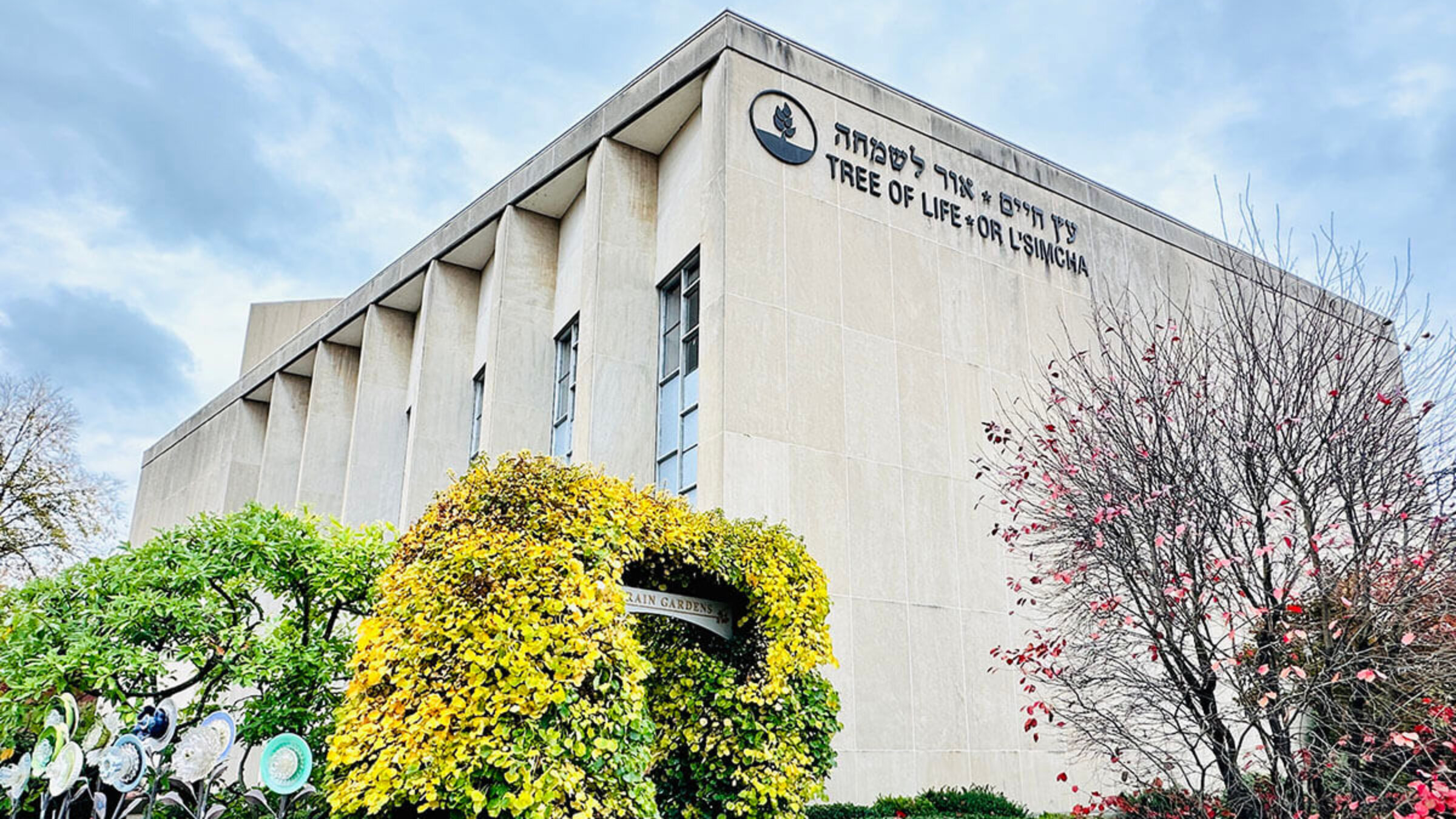 The Tree of Life synagogue photographed four years after the tragic event.