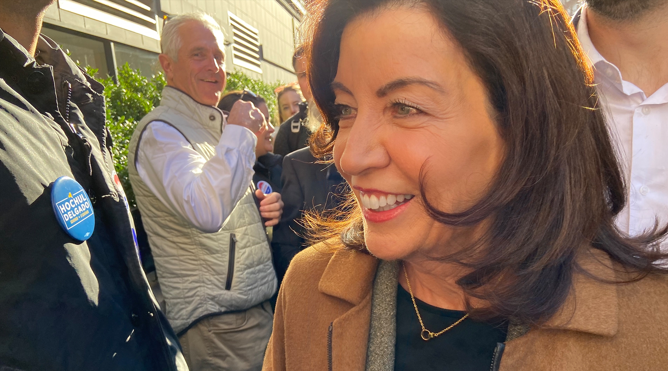 Governor Hochul won her bid for reelection against Rep. Lee Zeldin. (Jacob Henry)