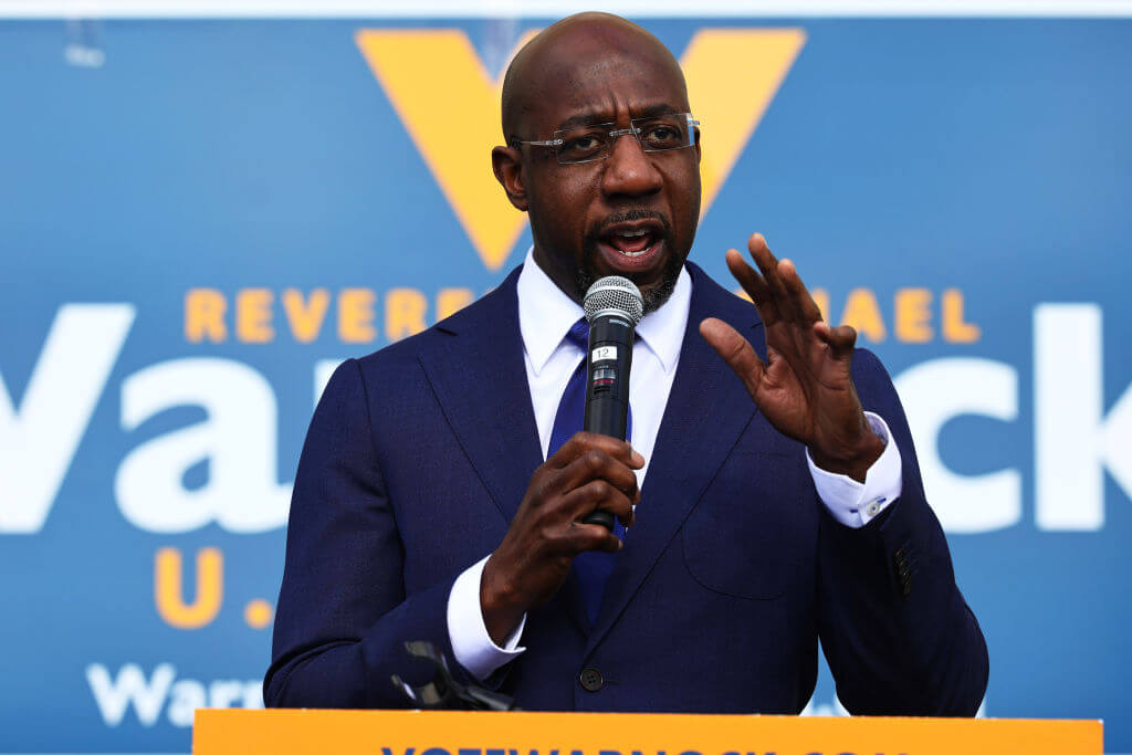 Senator Raphael Warnock of Georgia.