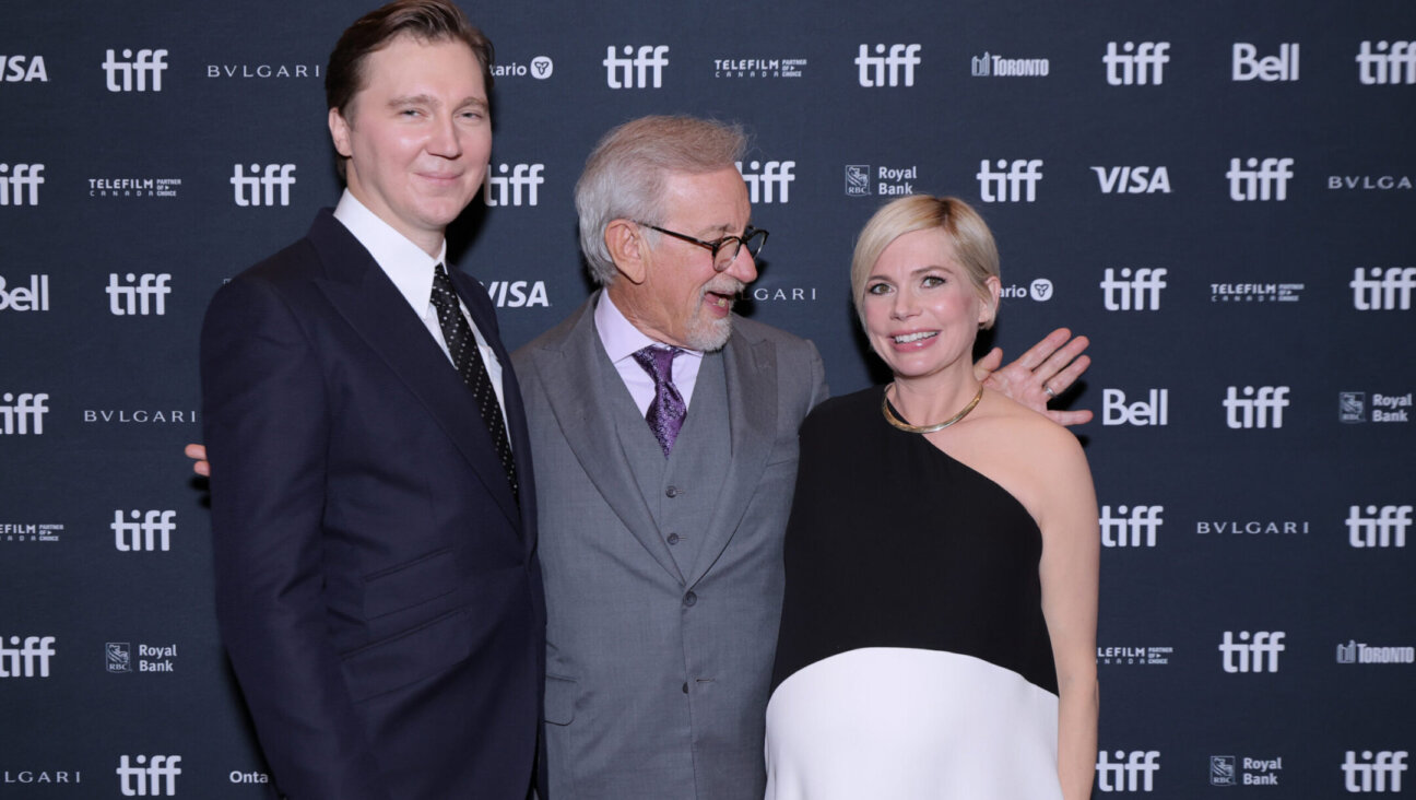 Paul Dano, Steven Spielberg and Michelle Williams attend “The Fabelmans” premiere during the 2022 Toronto International Film Festival, Sept. 10, 2022. (Michael Loccisano/Getty Images)