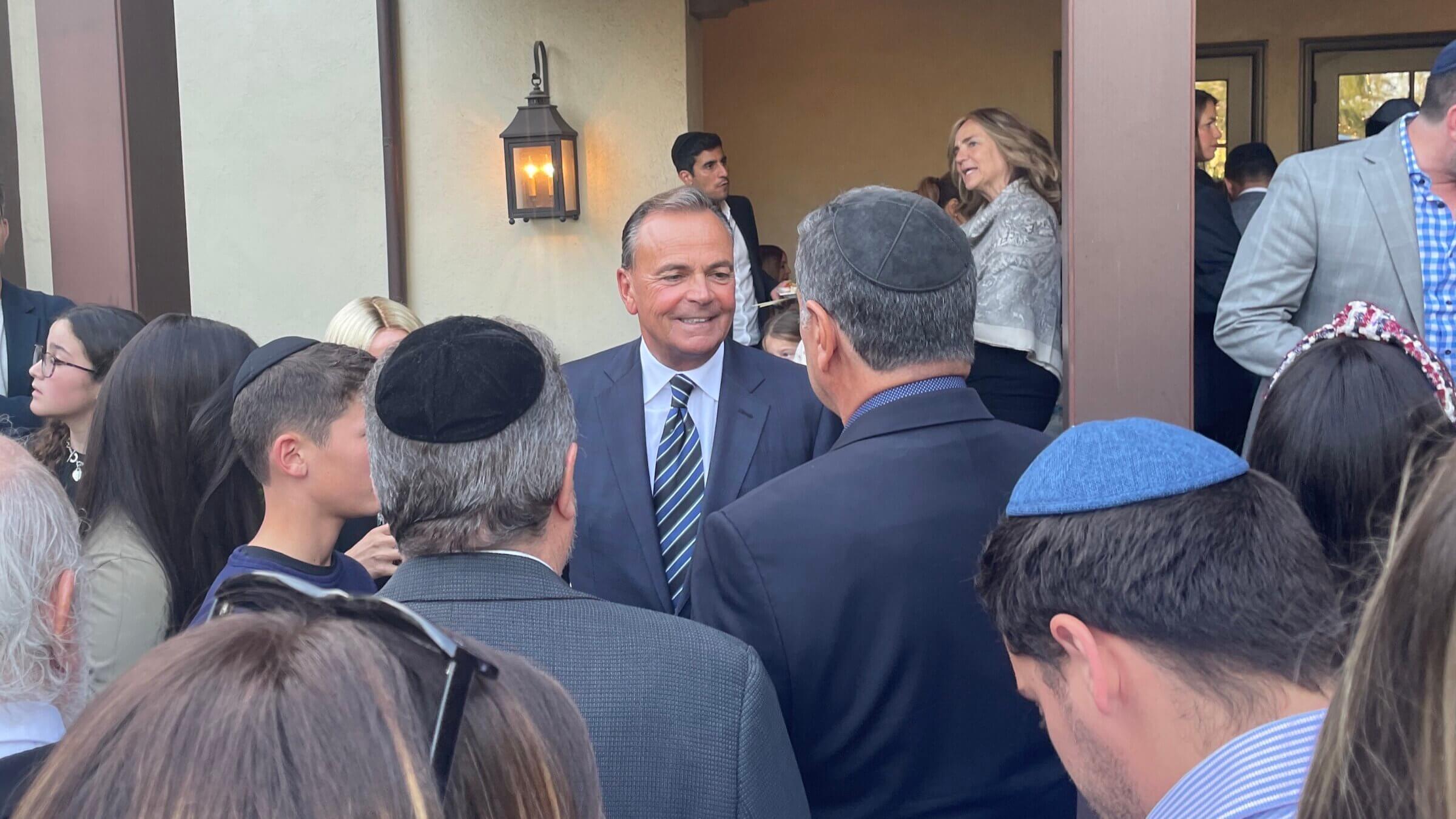 Rick Caruso at a private event in Hancock Park on May 24.