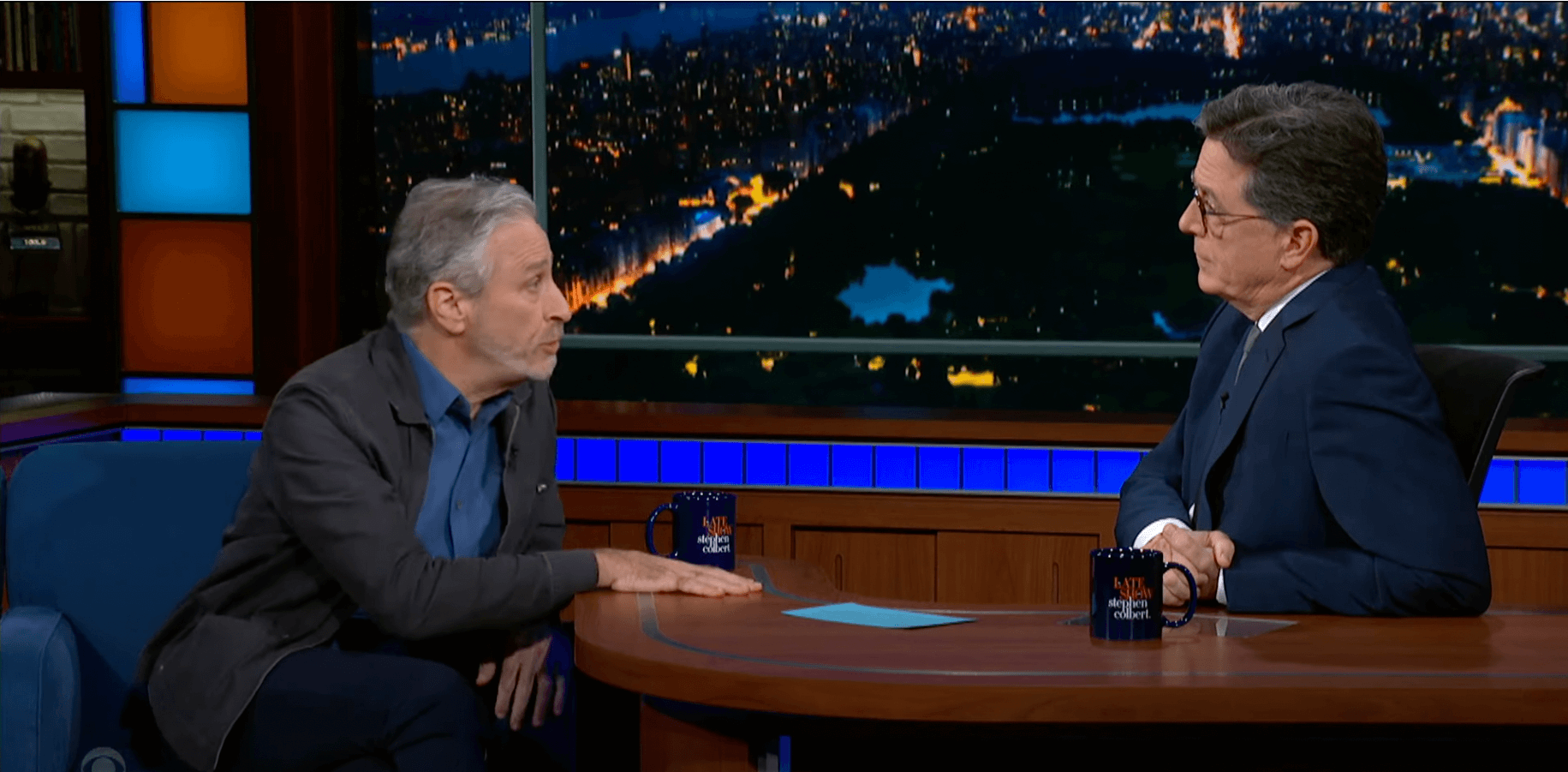 Jon Stewart gave a funny, perceptive analysis of recent antisemitism scandals on "The Late Show with Stephen Colbert."