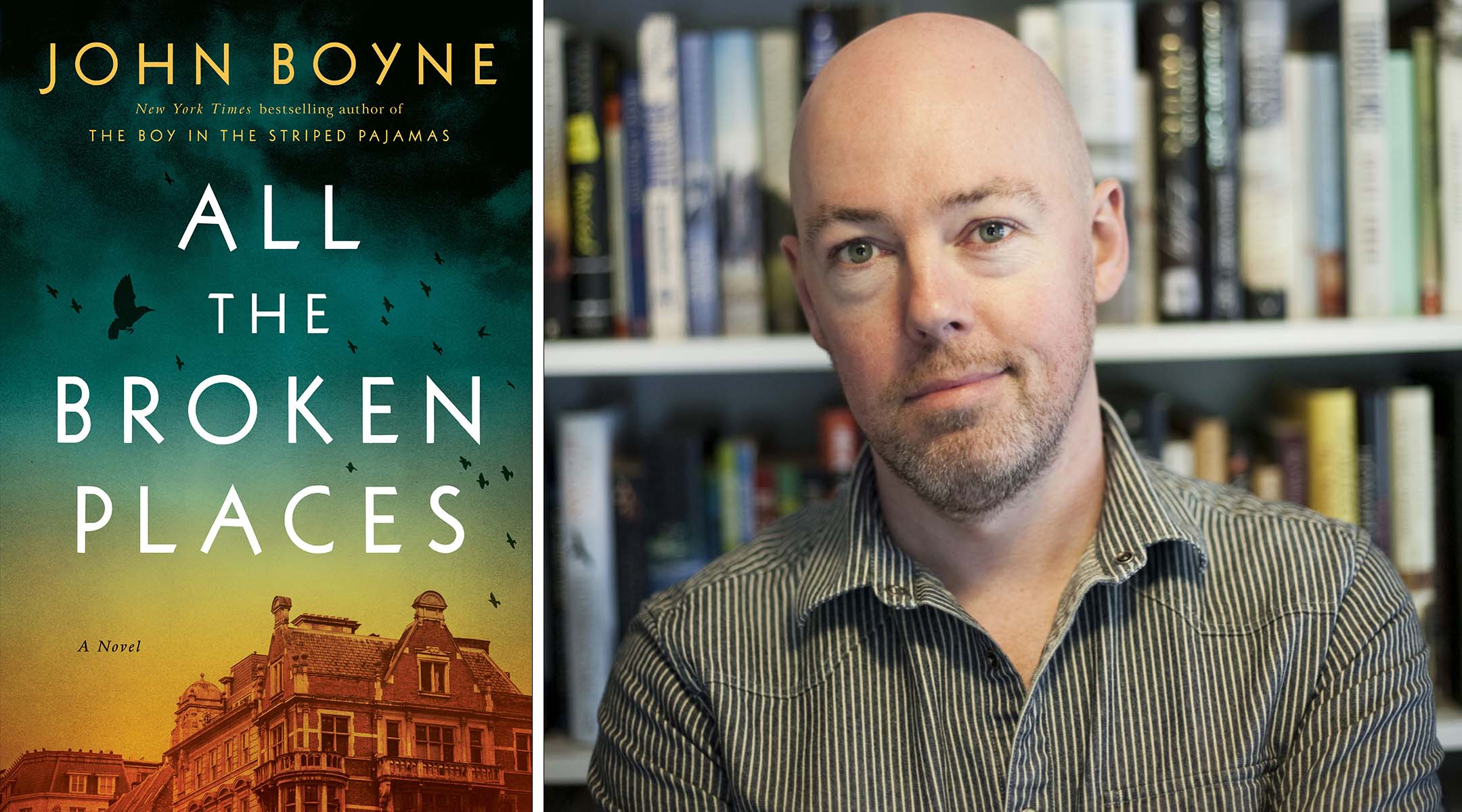 John Boyne, author of the Holocaust novel “The Boy in the Striped Pajamas” and its sequel “All the Broken Places.” (Rich Gilligan/Courtesy of Penguin Random House)