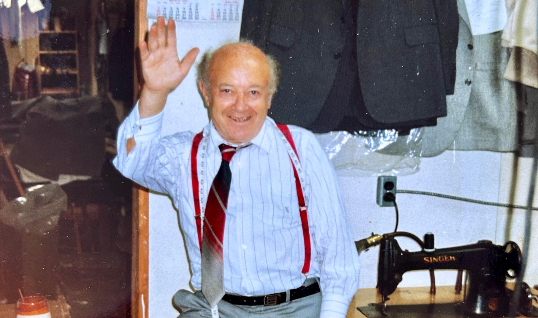 Steve Salen in an undated photo in his Manhattan atelier. (Family)