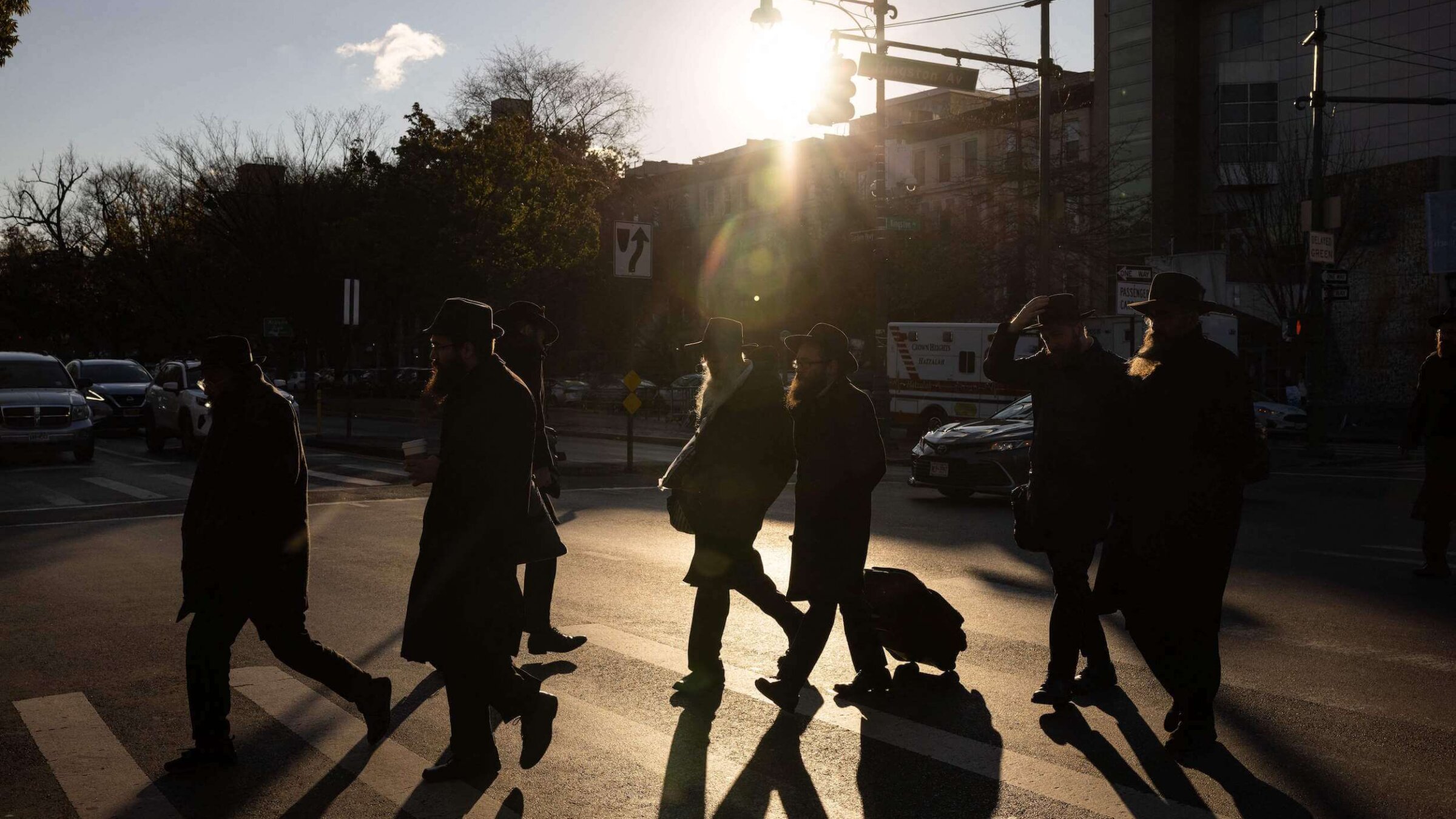 Rabbis attending the International Conference of Chabad Lubavitch Emissaries in New York City on November 20, 2022.