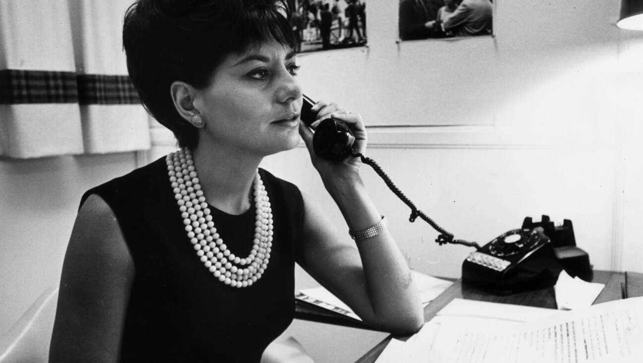 Barbara Walters at her NBC desk in 1964.