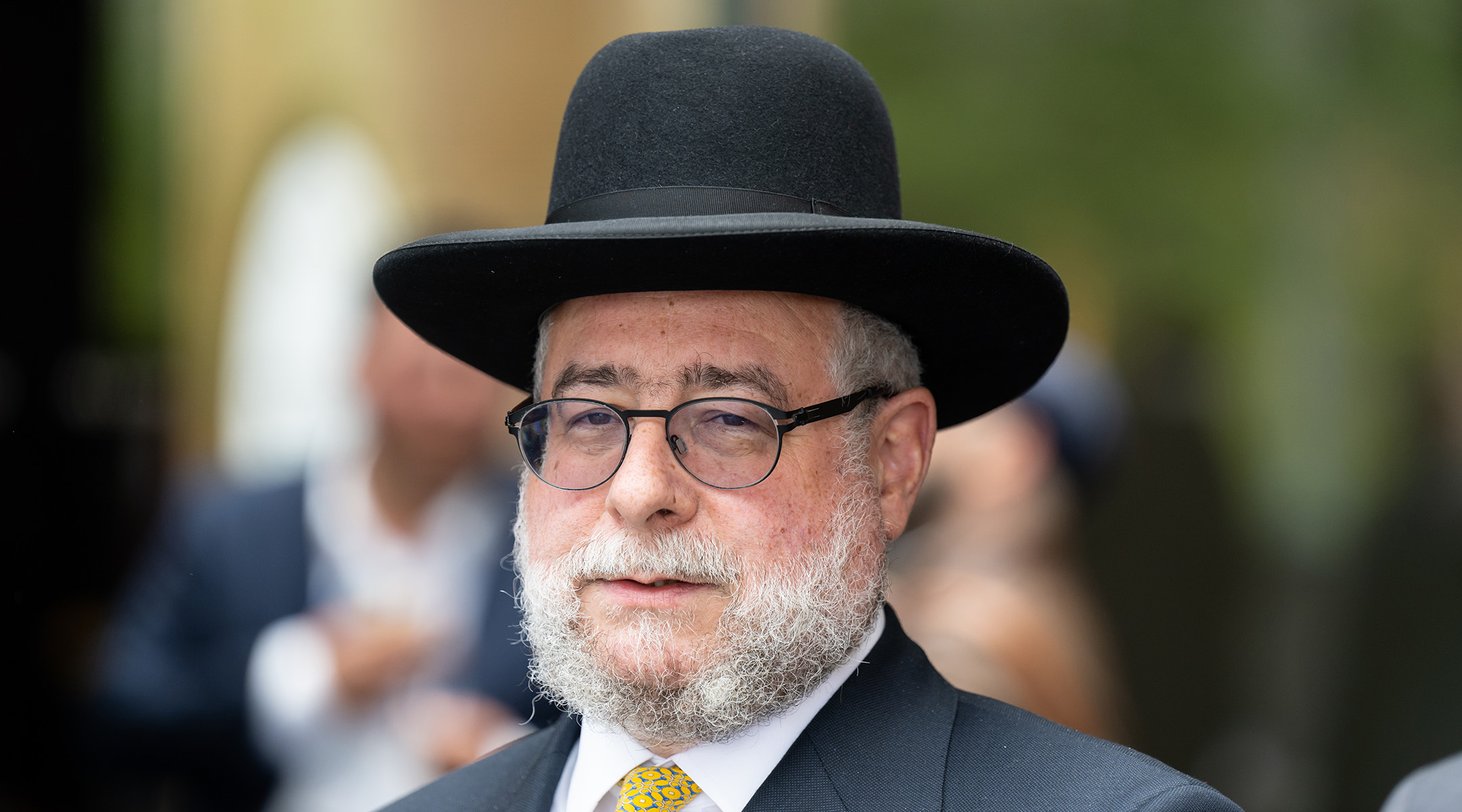 Pinchas Goldschmidt, Former Chief Rabbi of Moscow, attends the 32nd General Assembly of the Conference of European Rabbis in Munich, Germany, May 30, 2022. (Sven Hoppe/picture alliance via Getty Images)