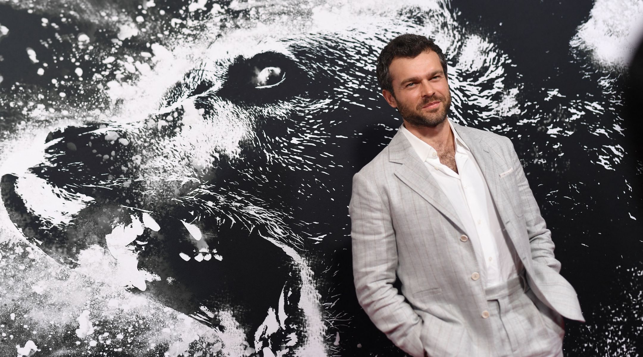 Alden Ehrenreich arrives for the premiere of “Cocaine Bear” at the Regal LA Live theater in Los Angeles, Feb. 21, 2023. (Valerie Macon/AFP via Getty Images)