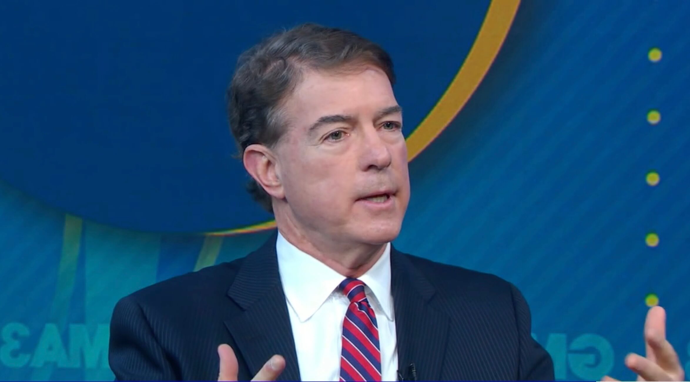 Steve Laffey, a 2024 presidential candidate, on ABC's <i>Good Morning America </i> program on Feb. 7, 2023.