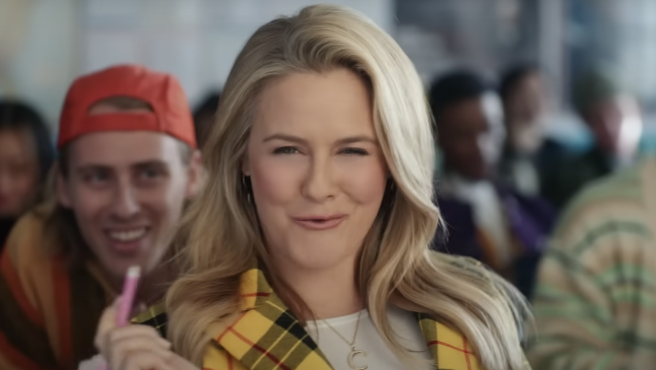 Alicia Silverstone, reprising the role of Cher Horowitz in an ad for Rakuten.