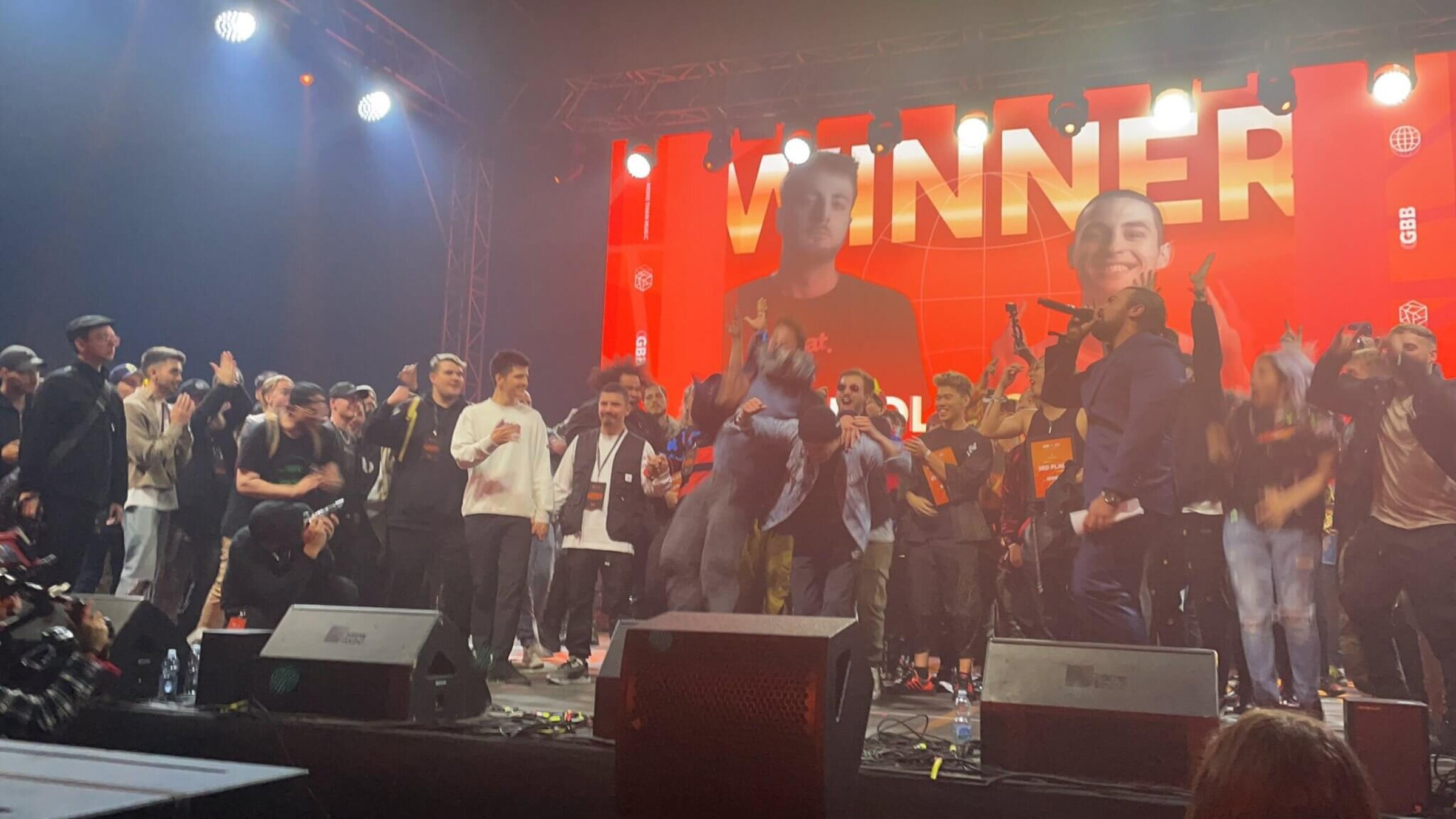 The beatbox team Middle School of Belgium wins the Tag Team category at the 2021 Grand Beatbox Battle.