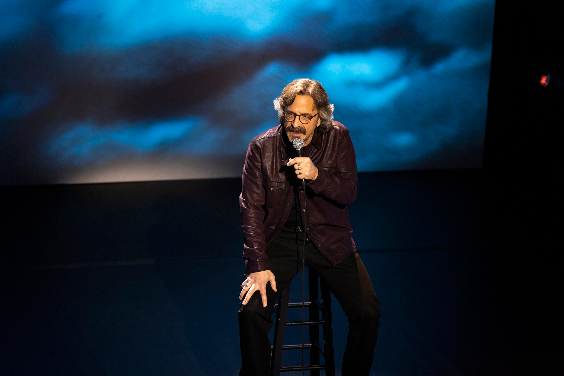 Marc Maron in <i>From Bleak to Dark</i>.