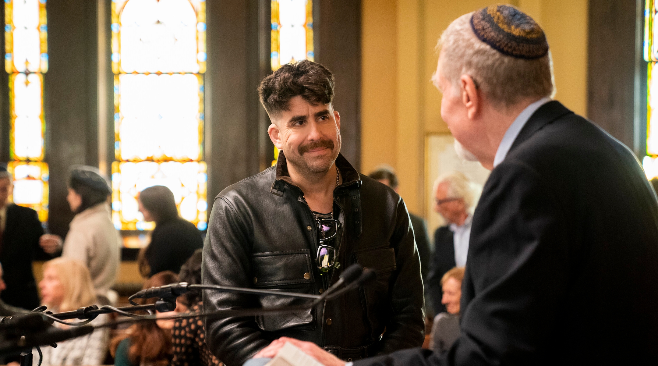 Adam Goldberg as Harry Keshegian in an episode of “The Equalizer.” (Michael Greenberg/CBS)