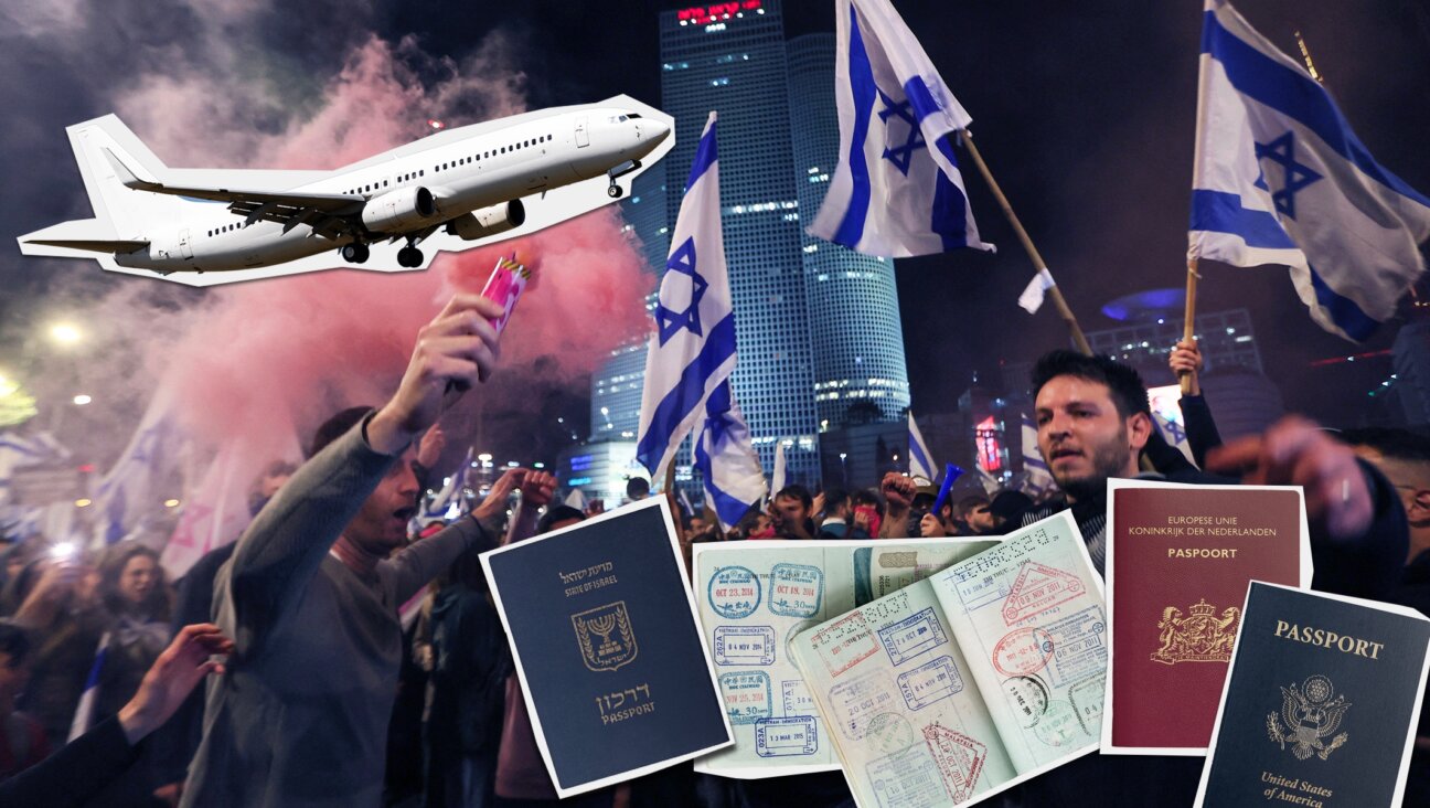 Some Israelis are trying to leave the country over the political upheaval there, according to accounts from Israelis and organizations that help them emigrate. (Collage by Grace Yagel)