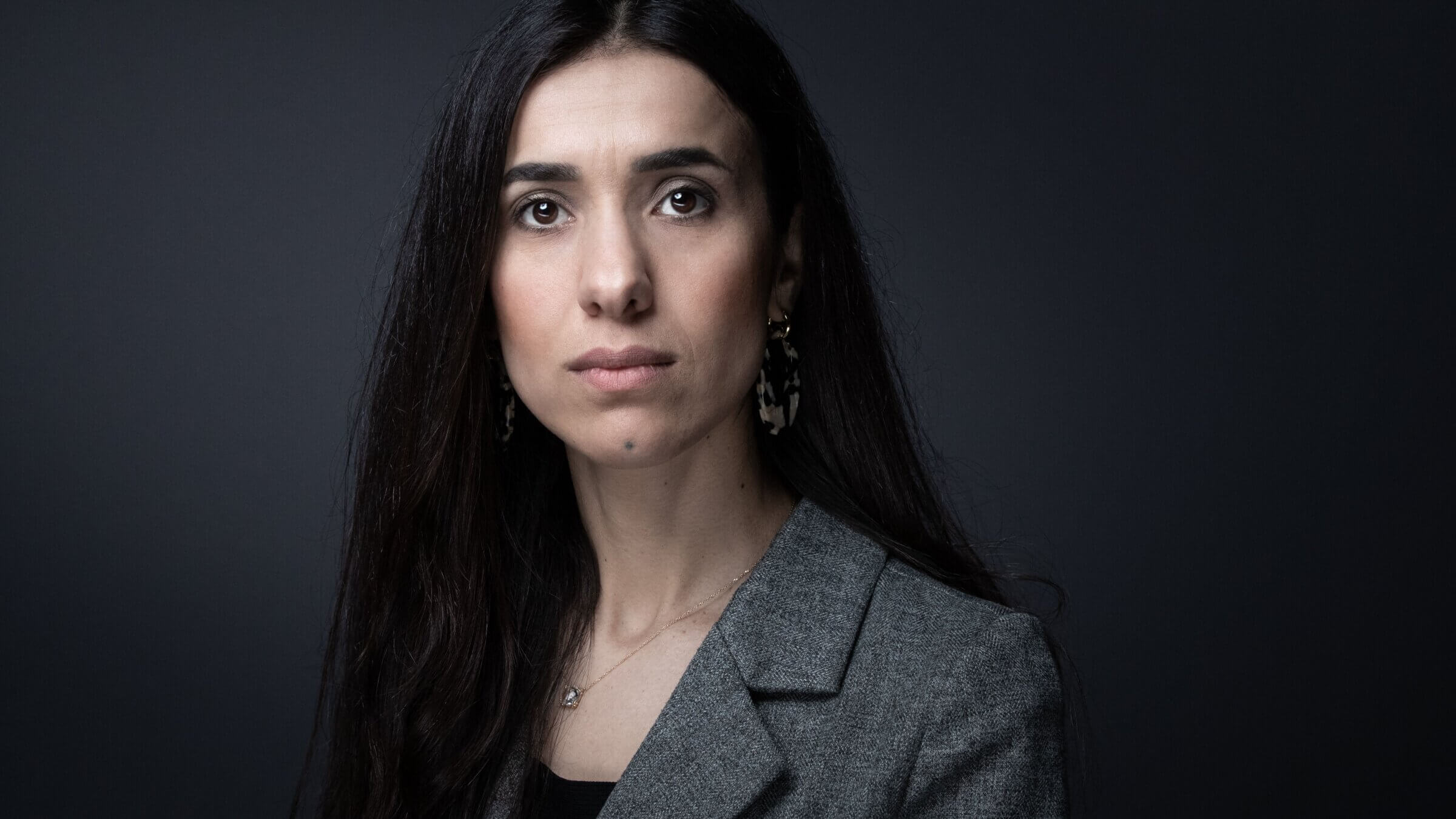 Iraqi Yazidi human rights activist and 2018 Nobel Peace Prize winner Nadia Murad 