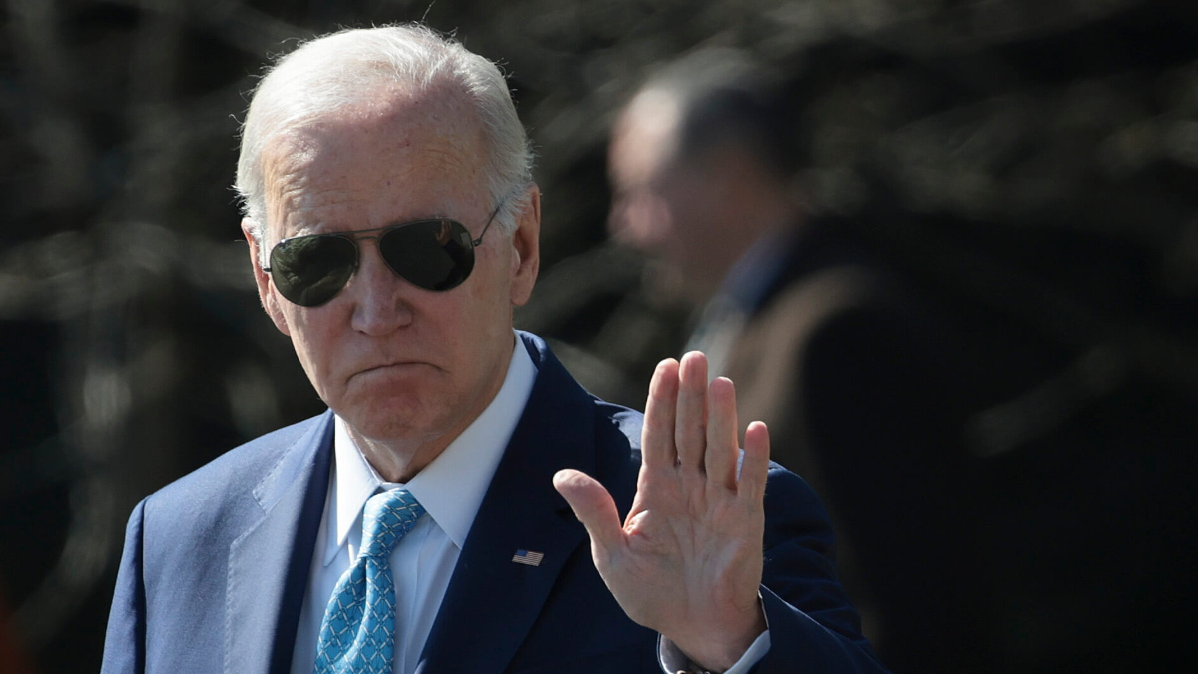 President Joe Biden departs the White House on February 28, 2023 in Washington, DC.