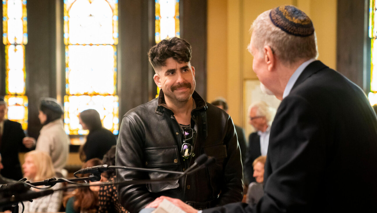 Adam Goldberg and Richard Mazer in a scene from CBS' <i>The Equalizer.</i>