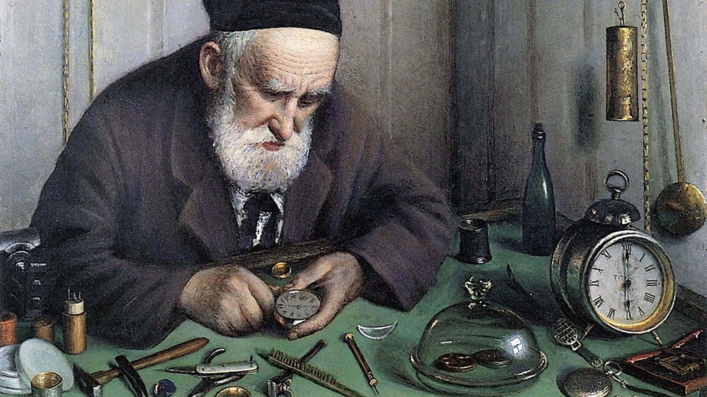 Yehuda Pen, "The Clockmaker" (1924)