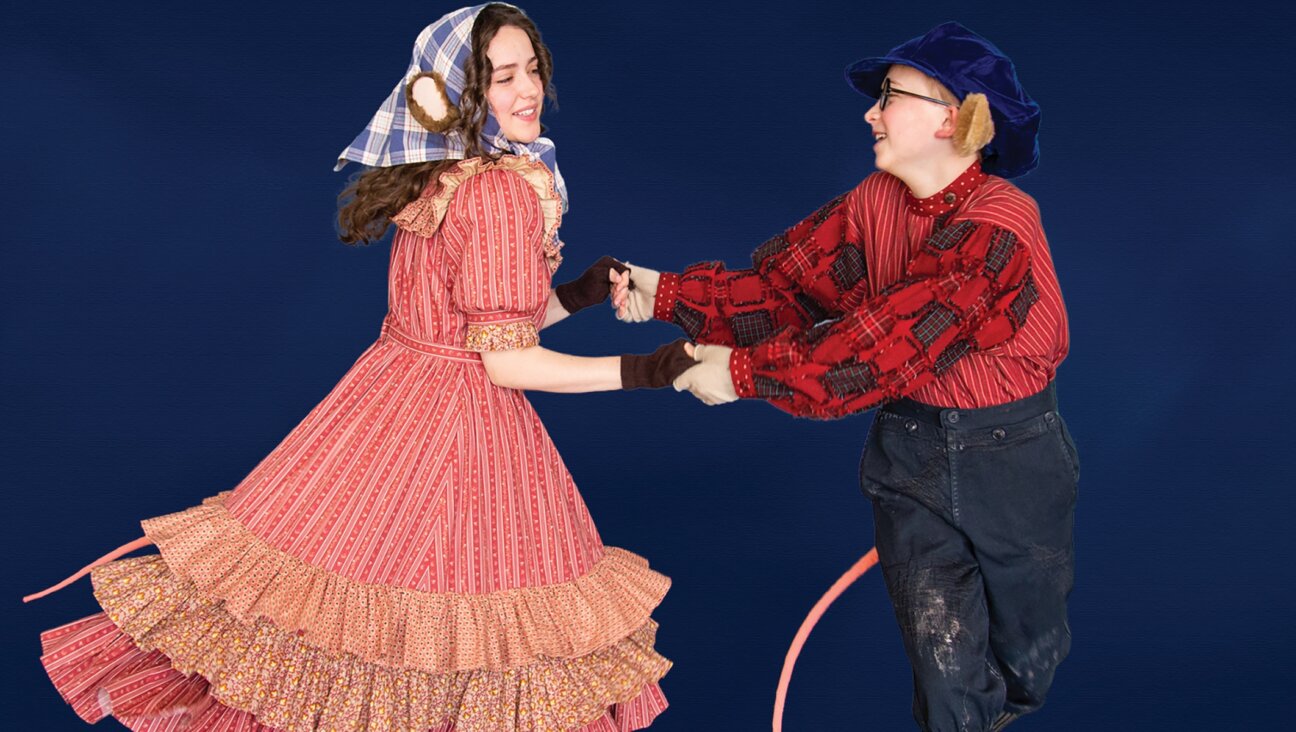 Lillian Hochman as Tanya and Matthew Woody as Fievel in <i>An American Tail</i> at Children's Theatre Company.