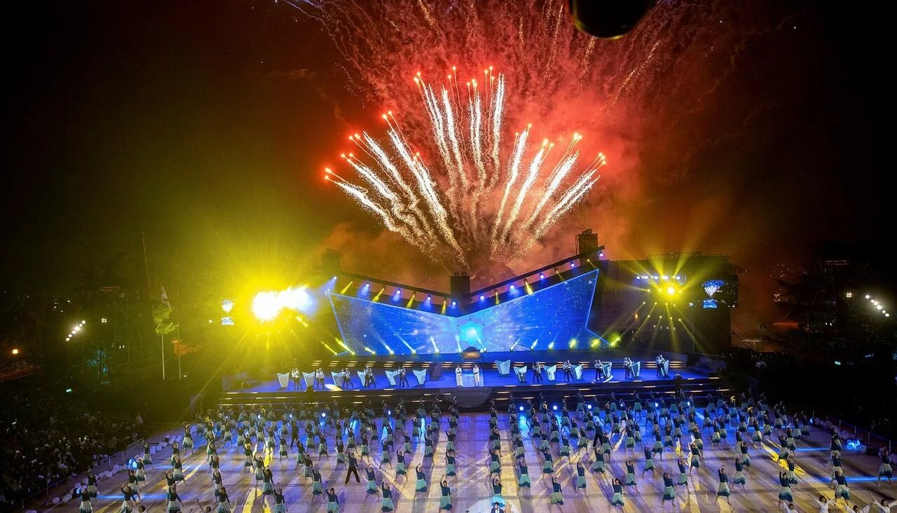 Israel's Independence Day ceremony, in Jerusalem, in 2022.