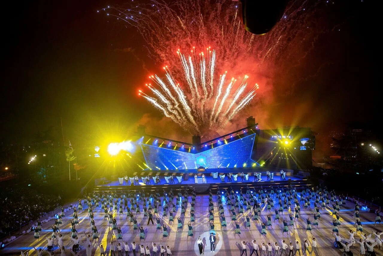 Israel's Independence Day ceremony, in Jerusalem, in 2022.