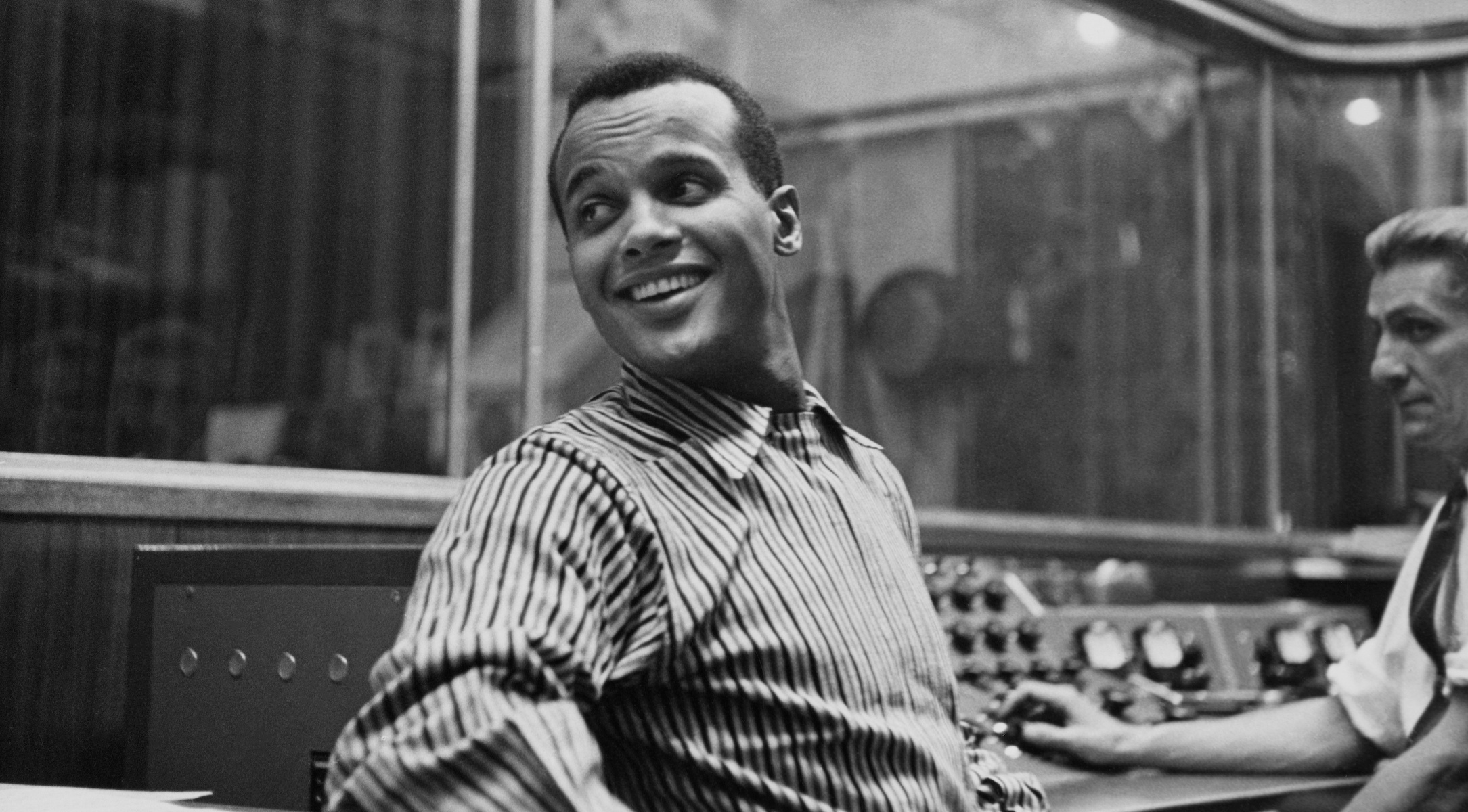 Singer and actor Harry Belafonte in a recording studio, circa 1957. (Archive Photos/Hulton Archive/Getty Images)