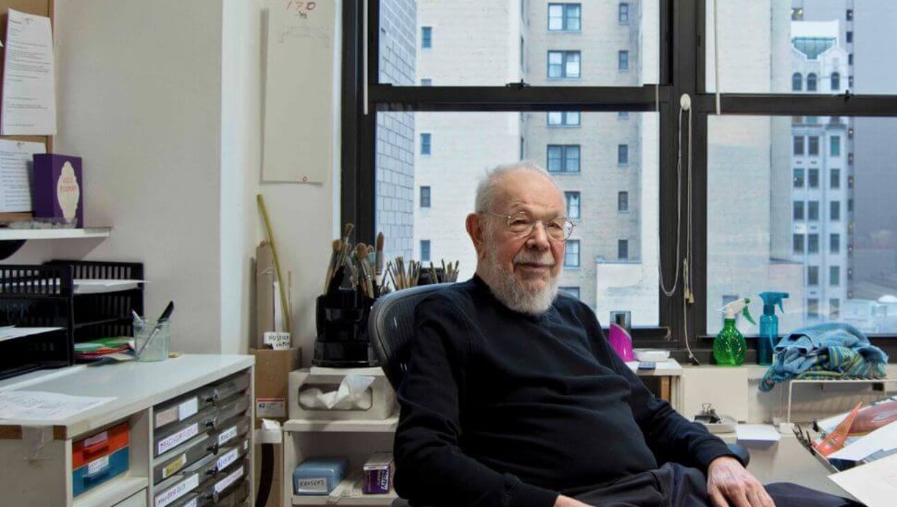 Al Jaffee in his studio in 2016.