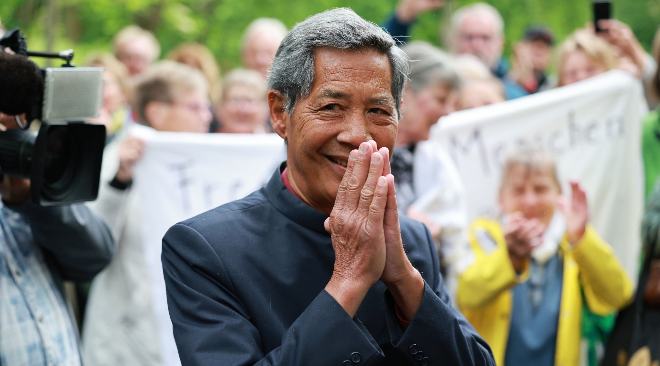 Sucharit Bhakdi, a microbiologist and prominent anti-vaccine activist, in Schleswig-Holstein, Plön, Germany, May 2023. (Christian Charisius/dpa via Getty)