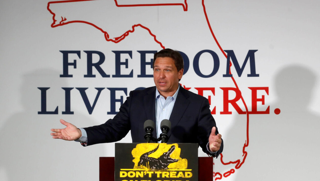 Republican Florida Gov. Ron DeSantis gives a campaign speech at the SCC Community Hall on Nov. 6, 2022 in Sun City Center, Florida. DeSantis signed legislation defunding diversity programs at the state's public colleges and universities, prompting the NAACP to issue a travel advisory. 