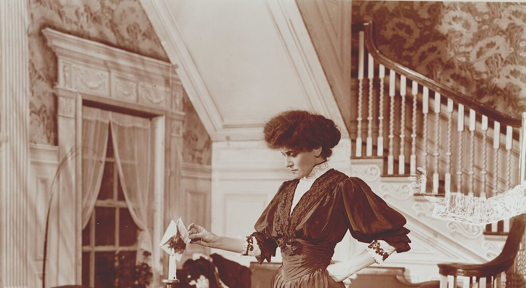 Bertha Kalich as Miriam Friedlander in Gordin's 1902 Yiddish translation of "The Kreutzer Sonata"